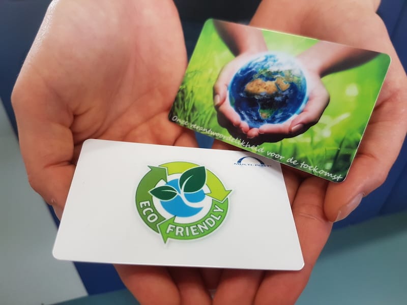 klem Previs site aanbidden Bio plastic kaarten - Milieuvriendelijk - Multi-Post